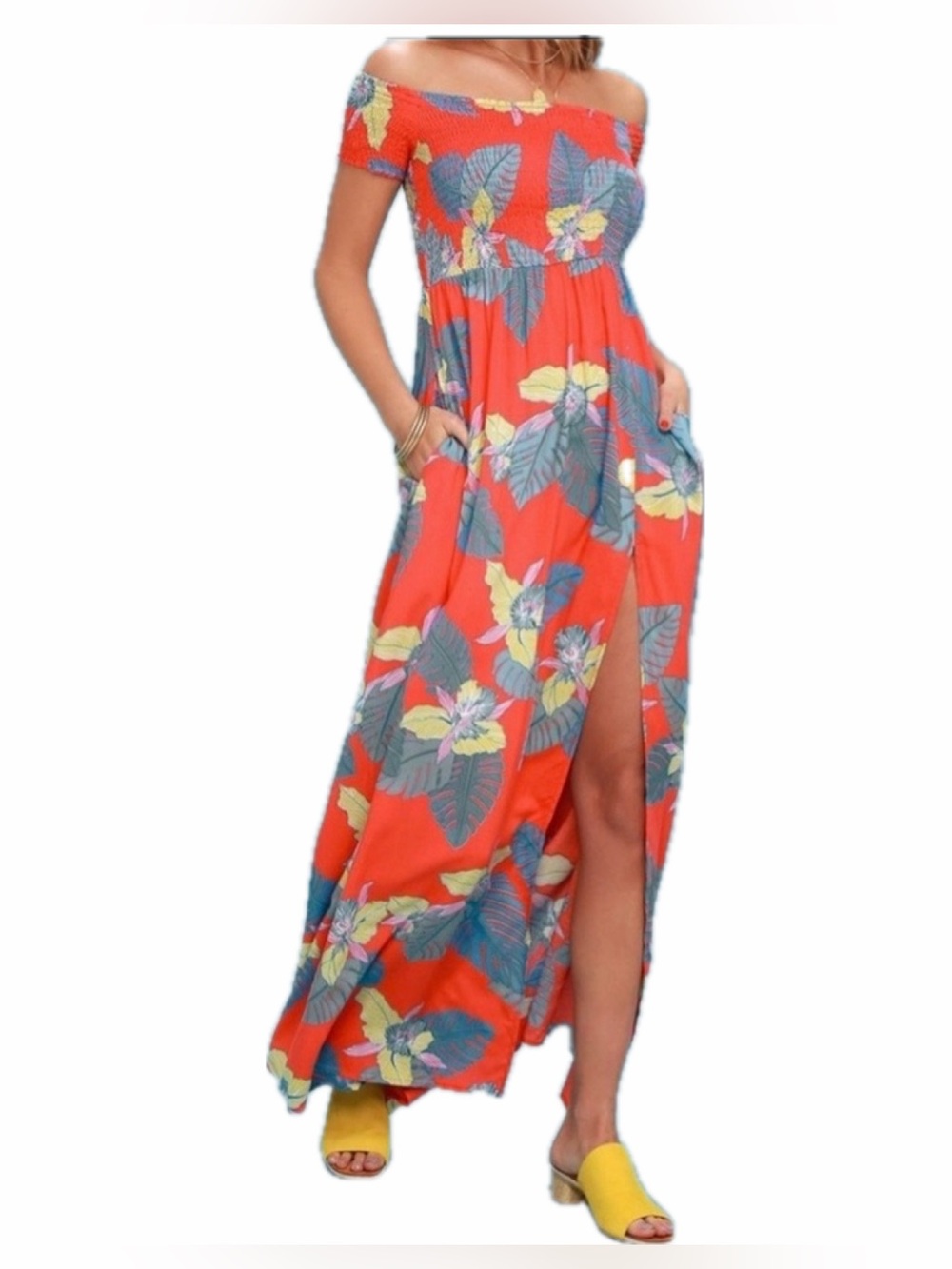 Lulu's Red and Blue Striped Dress